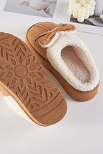 Load image into Gallery viewer, Cozy Fuax Lined Bow Slippers
