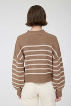 Load image into Gallery viewer, Mock Neck Drop SHoulder Knit - Cocoa

