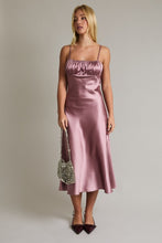 Load image into Gallery viewer, Satin Slip Dress - Mauve
