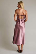 Load image into Gallery viewer, Satin Slip Dress - Mauve
