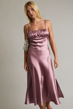 Load image into Gallery viewer, Satin Slip Dress - Mauve
