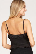 Load image into Gallery viewer, Satin Smocked Cami Top

