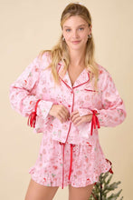Load image into Gallery viewer, Pink Christmas Pajama Set
