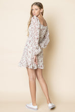 Load image into Gallery viewer, Sweetheart Neckline Puff Sleeve Dress - Floral