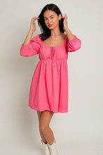 Load image into Gallery viewer, Empire Waist Mini Dress - Pink