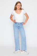 Load image into Gallery viewer, High Rise Wide Leg Medium Denim - Youth