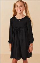 Load image into Gallery viewer, Sweetheart Line Dress Black - Youth
