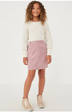 Load image into Gallery viewer, Long Cuff Cable Knit Pullover Ivory - Youth
