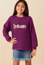 Load image into Gallery viewer, Handknit Pop Up Dream Sweater - Purple