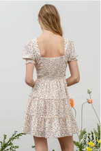 Load image into Gallery viewer, Tiered Mini Blossom Print Dress
