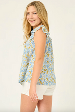 Load image into Gallery viewer, Floral Flutter Sleeve Smocked bodice - Youth
