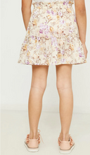 Load image into Gallery viewer, Ruffle Waist Drawstring Floral Skirt - Youth

