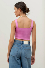 Load image into Gallery viewer, +Square Neck Tank - Pink
