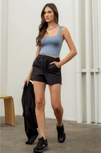 Load image into Gallery viewer, +Square Neck Tank - Dusty Blue
