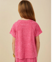 Load image into Gallery viewer, +Textured Terry Slouchy Tee Pink - Youth
