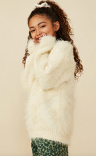 Load image into Gallery viewer, +Faux Fur Pullover Sweater Ivory - Youth
