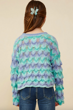 Load image into Gallery viewer, +Jewel Detailed Scale Knit Pullover
