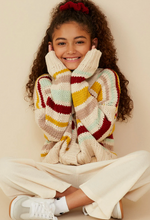 Load image into Gallery viewer, +Multi Stripe Knit Cardigan - Youth
