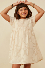 Load image into Gallery viewer, +Panel Smocked Floral Dress Ivory - Youth
