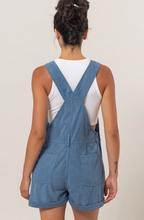 Load image into Gallery viewer, +Corduroy Overall Shorts - Gray Blue
