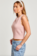 Load image into Gallery viewer, +Exaggerated Rib Sleeveless Sweater - Blush
