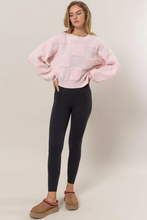 Load image into Gallery viewer, Monochromatic Checkered Sweater - Light Pink
