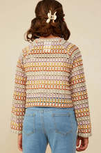 Load image into Gallery viewer, Multicolor Loose Knit Relaxed Top - Youth
