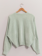 Load image into Gallery viewer, Relaxed Chenille Sweater - Mint
