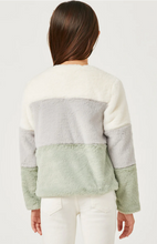 Load image into Gallery viewer, Soft Fleece Bolero Jacket Mint - Youth
