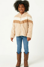 Load image into Gallery viewer, Soft Fleece Bolero Jacket Latte- Youth
