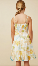 Load image into Gallery viewer, Tropic Smocked Tank Dress - Youth

