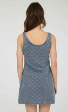 Load image into Gallery viewer, Bow Pattern Denim Midi Dress

