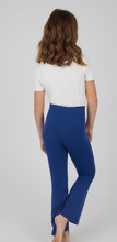 Load image into Gallery viewer, Crossover Flare Legging Navy - Youth
