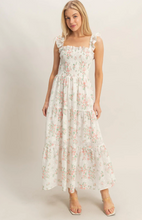 Load image into Gallery viewer, Smocked Floral Ruffle Strap Maxi - Pink