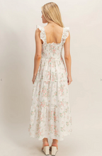Load image into Gallery viewer, Smocked Floral Ruffle Strap Maxi - Pink