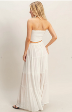 Load image into Gallery viewer, Smocked White Tube Top