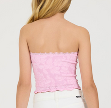 Load image into Gallery viewer, Textured Stapless Top Pink - Youth