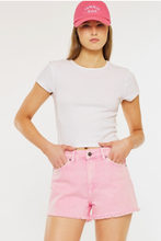 Load image into Gallery viewer, Frayed Denim Shorts - Pink