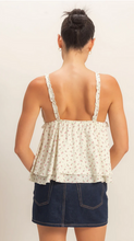 Load image into Gallery viewer, Floral Tiered Top - Cream