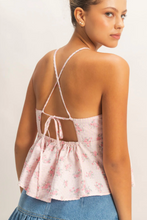 Load image into Gallery viewer, Floral Babydoll Top - Pink
