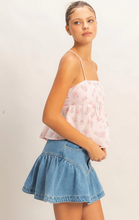 Load image into Gallery viewer, Floral Babydoll Top - Pink