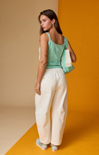 Load image into Gallery viewer, Diamond Knit Tank Top - Mint