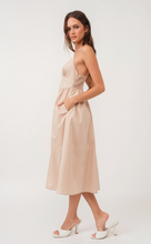 Load image into Gallery viewer, Corset Midi Dress - Latte