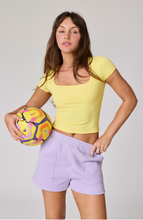 Load image into Gallery viewer, Slim Fit Squareneck Top - Yellow
