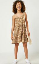 Load image into Gallery viewer, Ruffled Teired Midi Dress Camel - Youth