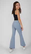 Load image into Gallery viewer, Crossover Flared Legging Ash Blue - Youth