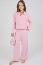Load image into Gallery viewer, Mock Neck Pullover Pink - Youth