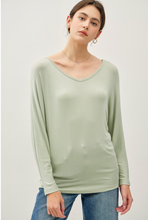 Load image into Gallery viewer, Modal Dolman Sleeve Top - Sage