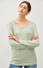 Load image into Gallery viewer, Modal Dolman Sleeve Top - Sage