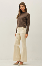 Load image into Gallery viewer, Cozy Lightweight Classic Sweater - Chocolate